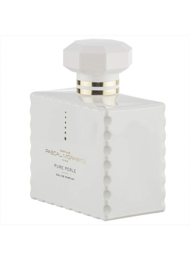 PASCAL MORABITO Pure Perle - 3.4 Oz Eau De Parfum - Fragrance Mist For Women - Floral Oriental Scent - Perfume Spray With Pear Blossom, Gardenia, Tonka, Cedar Accords  - Image 3