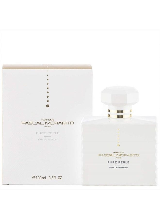 PASCAL MORABITO Pure Perle - 3.4 Oz Eau De Parfum - Fragrance Mist For Women - Floral Oriental Scent - Perfume Spray With Pear Blossom, Gardenia, Tonka, Cedar Accords  - Image 2