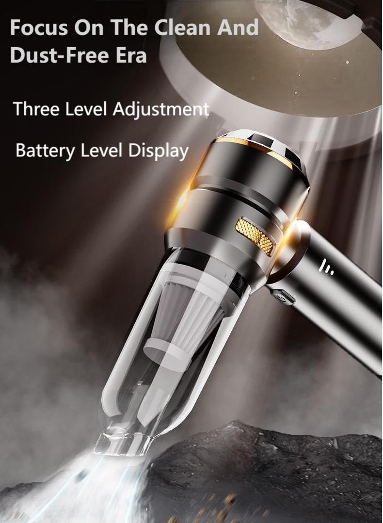SUITU Portable Car Dual-use Cordless Vacuum Cleaner, Home Multi-function 16000pa Strong Suction Handheld Blowers - Image 2