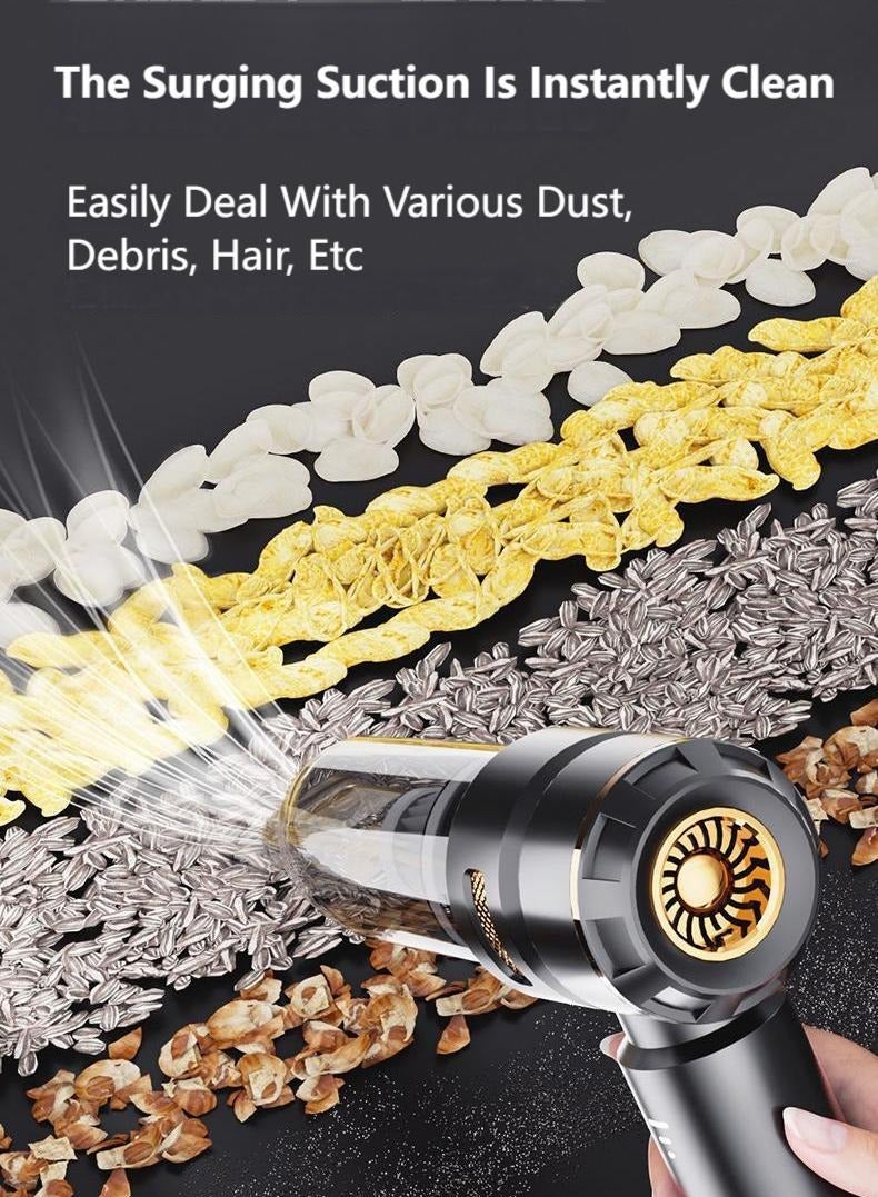 SUITU Portable Car Dual-use Cordless Vacuum Cleaner, Home Multi-function 16000pa Strong Suction Handheld Blowers - Image 4