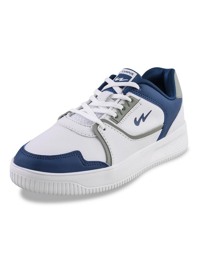 كامبس حذاء رياضي نسائي Campus OG-L3 أبيض/رمادي فاتح - مقاس 4 المملكة المتحدة/الهند 22L-947 - Image 1