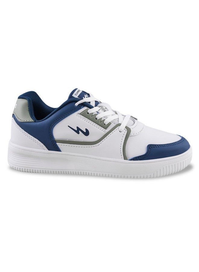 كامبس حذاء رياضي نسائي Campus OG-L3 أبيض/رمادي فاتح - مقاس 4 المملكة المتحدة/الهند 22L-947 - Image 2