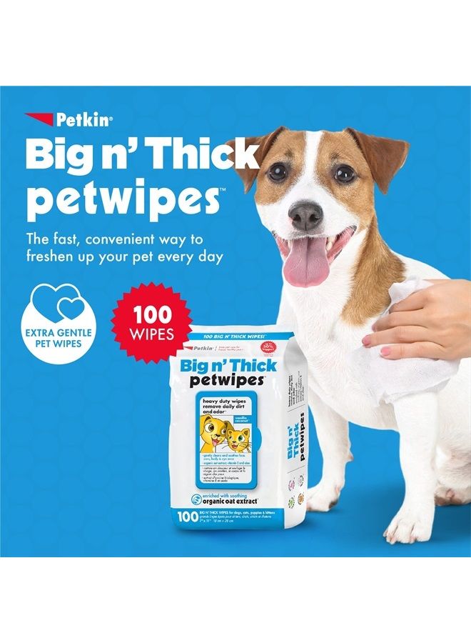 Petkin Big N' Thick Petwipes 100 ct - Image 2