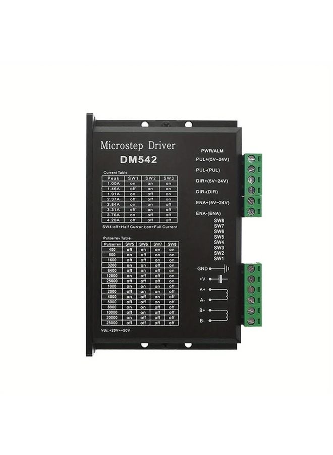 DM542 Microstep Motor Driver 4 5A High Current 20 50V DC NEMA17 NEMA23 Stepper Motor - Image 1