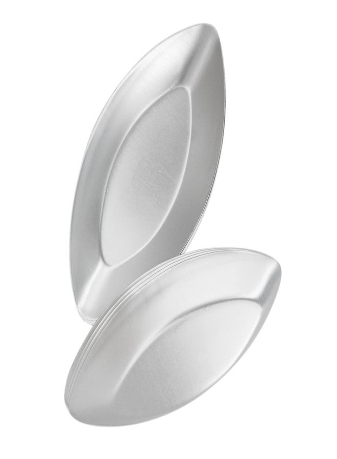 Proshopping Oval Tart Molds, Aluminum Boat Shape Tart Pans, Canoe Tartlet Tins Bakware Tool for Tarts, Pie, Quiches - 10Pcs, Silver - Image 5