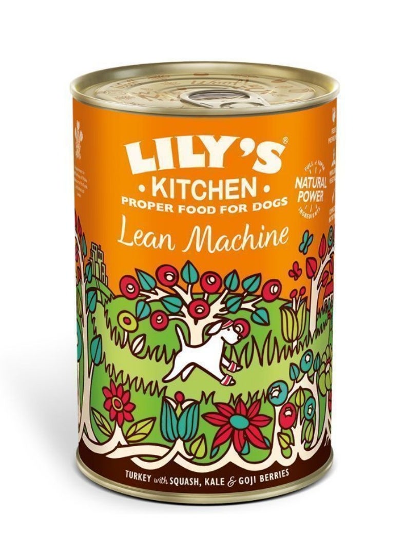 ليلي كيتشن طعام الكلاب الرطب من Lily's Kitchen - ديك رومي - 400 جرام - تغذية قليلة الدهون وعالية البروتين  - Image 1