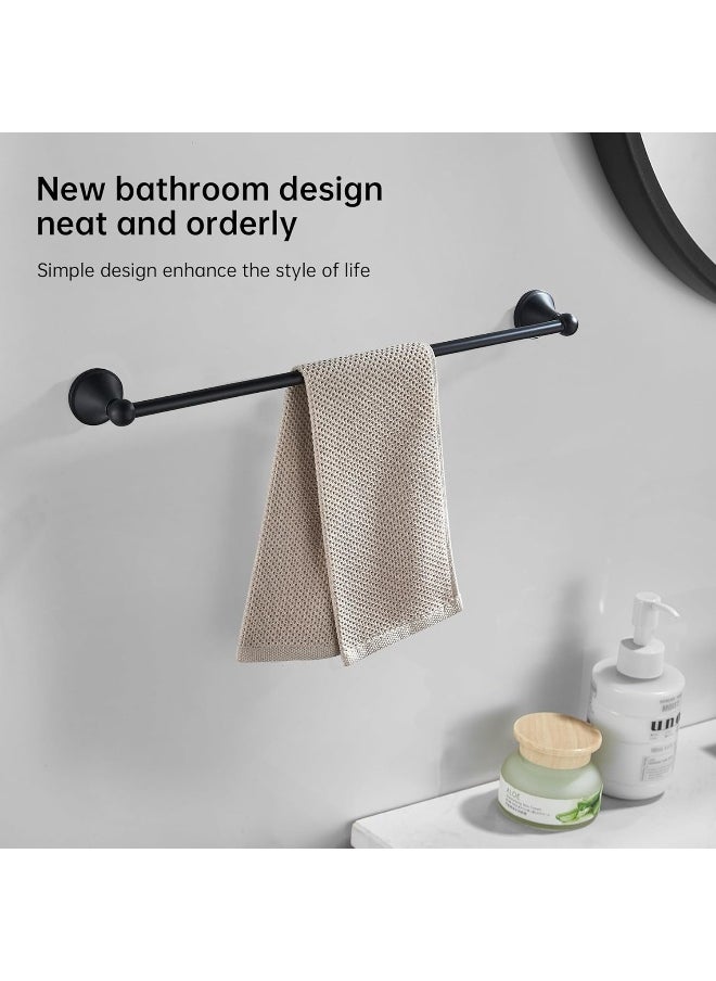 BRIMIX Bath Towel Rack Wall Mounted Towel Bar Bathroom Hardware Accessories Towel Holder (Black) - pzsku/Z98835D40059ADC46B994Z/45/_/1737379692/a5ed8beb-7c6a-453b-8d7e-277f03d59956