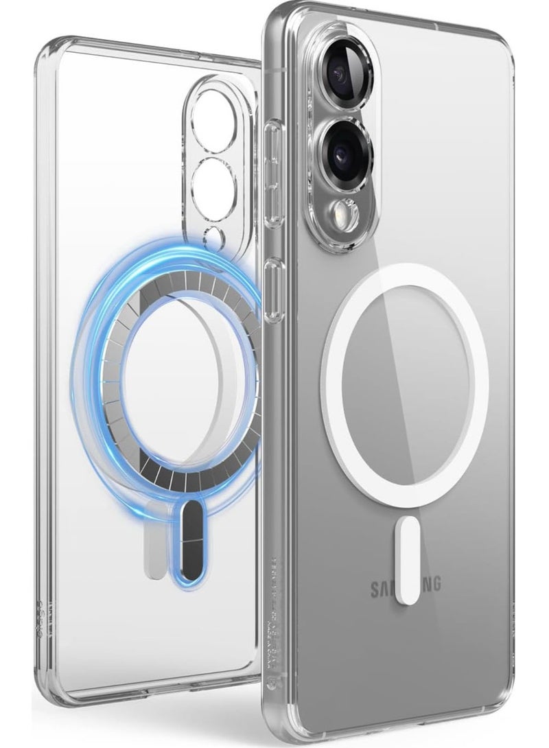 Elago غطاء مغناطيسي هجين لجهاز سامسونج جالاكسي S25 EDGE متوافق مع MagSafe - شفاف - Image 1