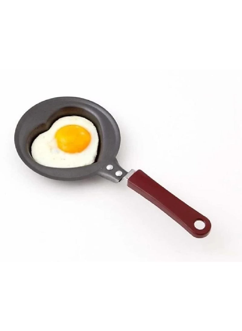 Generic - SPS Steel Lovely Cartoon Shape Mini Non-Stick Egg Frying Pan Non-Stick Pot Molds s Cartoon Easy Pan Breakfast Cookware (Design May Vary)(Mini Omlet Pan1 Piece) 12 cm - Image 1
