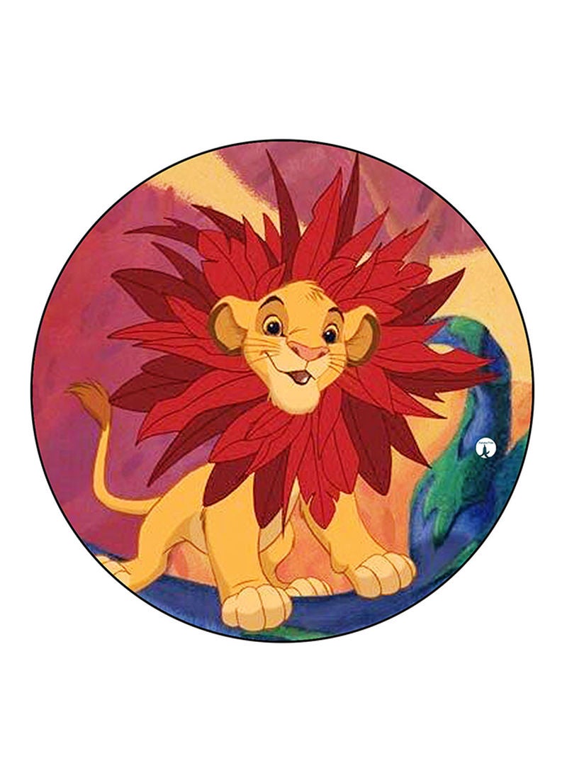 RKN Disney Printed Large Round Pin Badge Multicolour - Image 1