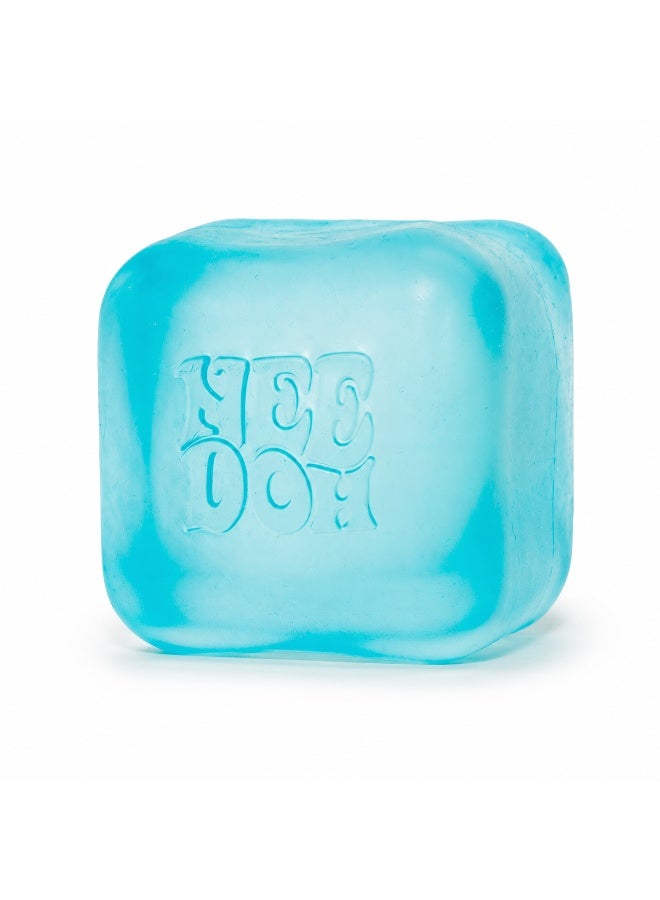 1 Pcs Transparent Square Soft Gel Squishy Fidget Squeeze Toy, Elastic Stress Relief Sensory Toy for Kids Birthday Ramadan Eid Daily Gift Packaging - Image 4