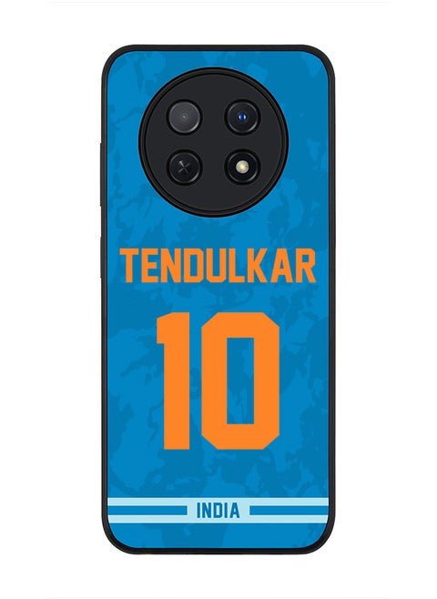 Cover for Huawei Nova Y91 4G / Huawei Enjoy 60X Case, Rugged Black Slim Protective Phone Cases- Player Name - Sachin Tendulkar, Jersey Number- 10