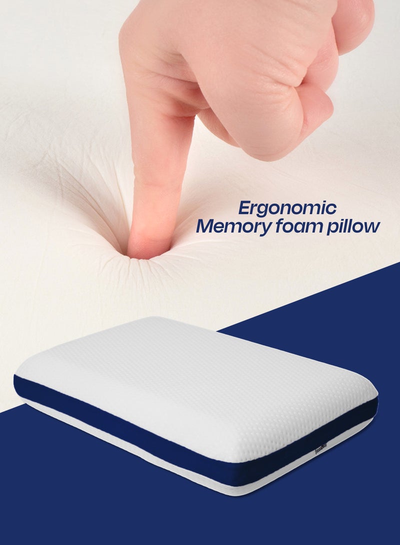 أميريكان لينين وسادة كلاسيكية واقية من إسفنج الذاكرة لتقويم العظام - Image 4