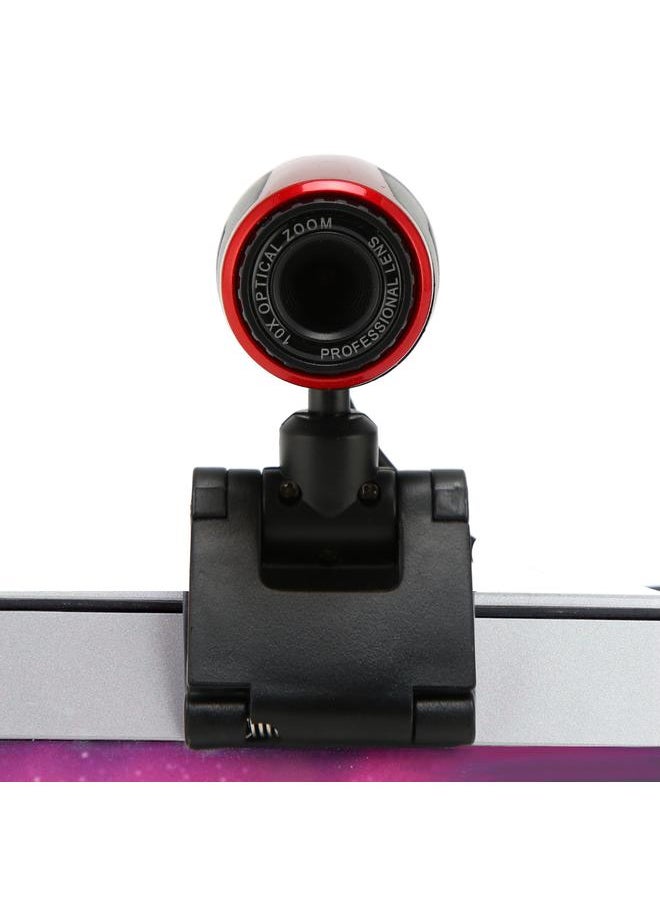 Thoraya - USB2.0 with MIC HD Webcam Web Camera Cam 360 Degree for Computer PC Laptop for Skype / MSN - Image 1