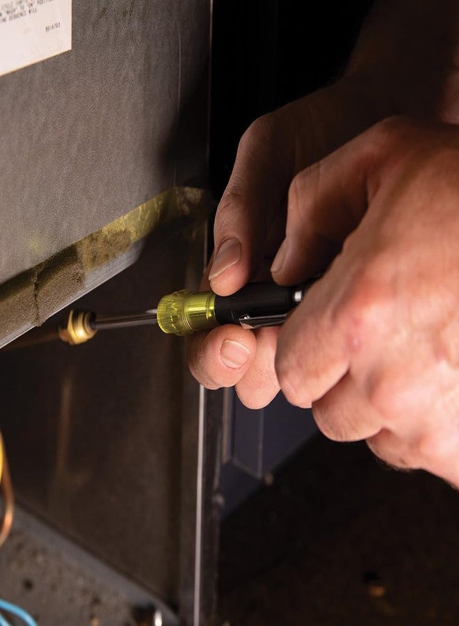 كلاين تولز مجموعة أدوات التدفئة والتهوية وتكييف الهواء مع مفك براغي جيب 3 في 1، ومفك براغي/مفك صواميل 8 في 1، ومقياس حرارة جيب رقمي، 3 قطع - Image 5