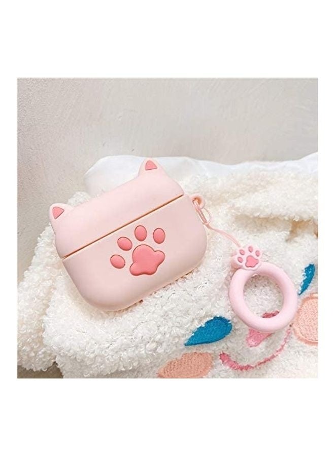 يونك غطاء حامي متوافق مع أجهزة Apple AirPods الجديدة من الجيل الثالث الوردي - Image 4