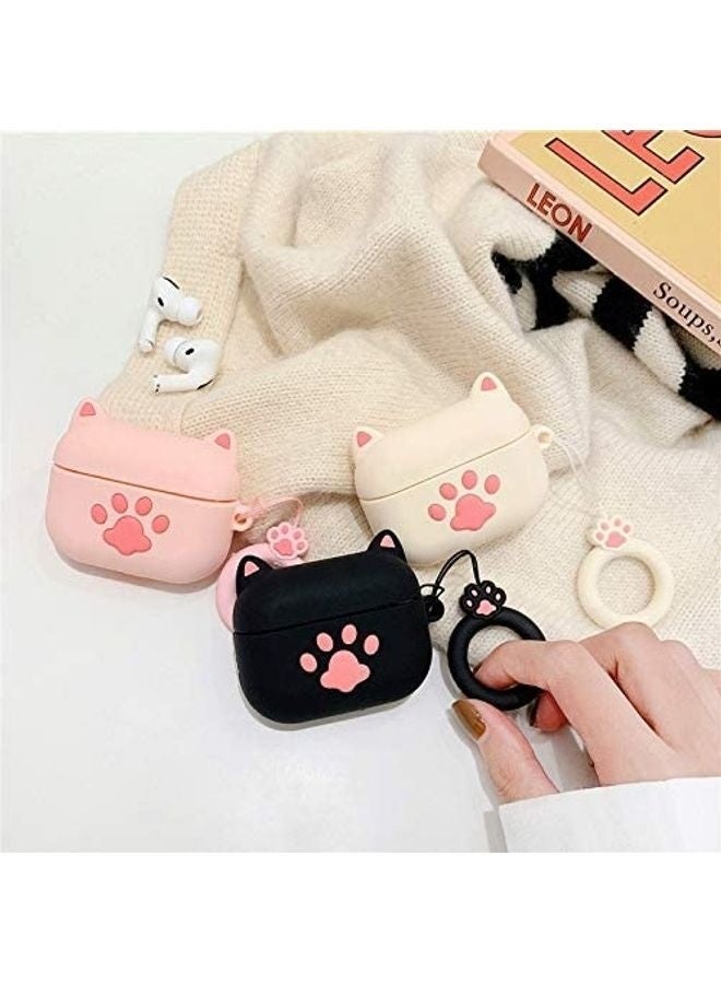 يونك غطاء حامي متوافق مع أجهزة Apple AirPods الجديدة من الجيل الثالث الوردي - Image 2