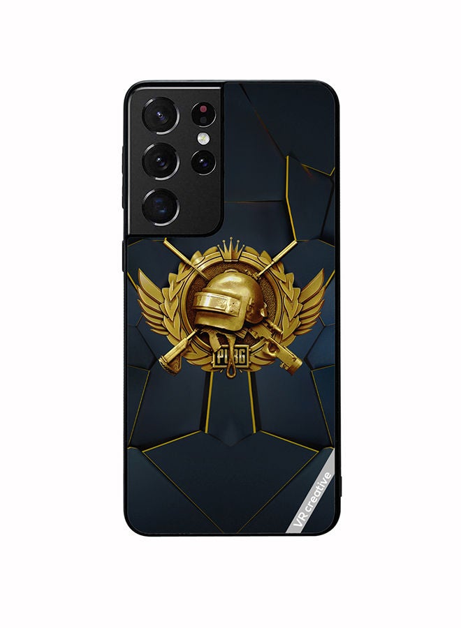 VR CREATIVE Protective Case Cover For Samsung Galaxy S21 Ultra 5G Pubg Design Multicolour - Image 1