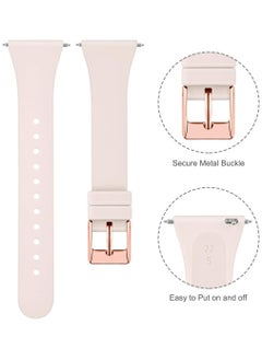 KASTWAVE Sport Bands Compatible with Fitbit Versa 2, Fitbit Versa, Versa Lite, Versa SE, Classic Soft Silicone Replacement Smartwatch Wristbands for Fitbit Versa Smart Watch Women Men (6 Pack, Small)  - Image 2