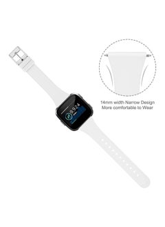 KASTWAVE Sport Bands Compatible with Fitbit Versa 2, Fitbit Versa, Versa Lite, Versa SE, Classic Soft Silicone Replacement Smartwatch Wristbands for Fitbit Versa Smart Watch Women Men (6 Pack, Small)  - Image 4