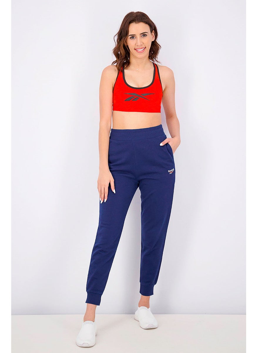 Reebok Women Classics Vector Logo Pants, Conavy  - Image 2