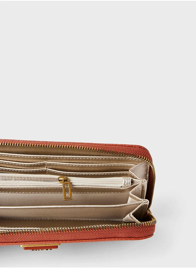 GUESS Downtown Chic Zip Around Wallet