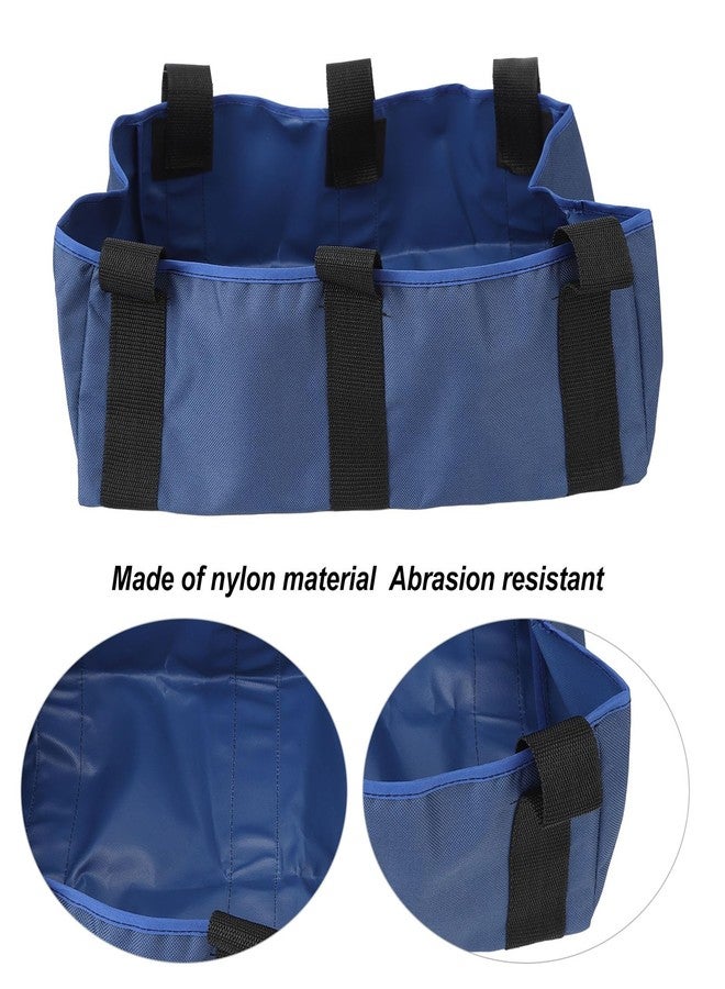 TMISHION Under Seat Rollator Bag, Walker Basket Bag Rollator Bag Storage Hook and Portable Nylon Under Seat Wheelchair Basket Wheelchair Basket Walker Storage Bag for Umbrella (Blue) - Image 5