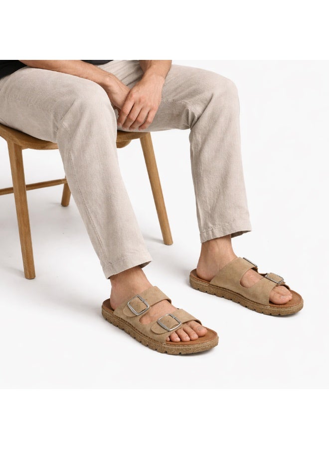 شبشب رجالي مريح بتصميم عصري – نعل طبي خفيف مع أحزمة قابلة للتعديل – مناسب للاستخدام اليومي داخل وخارج المنزل - Image 1