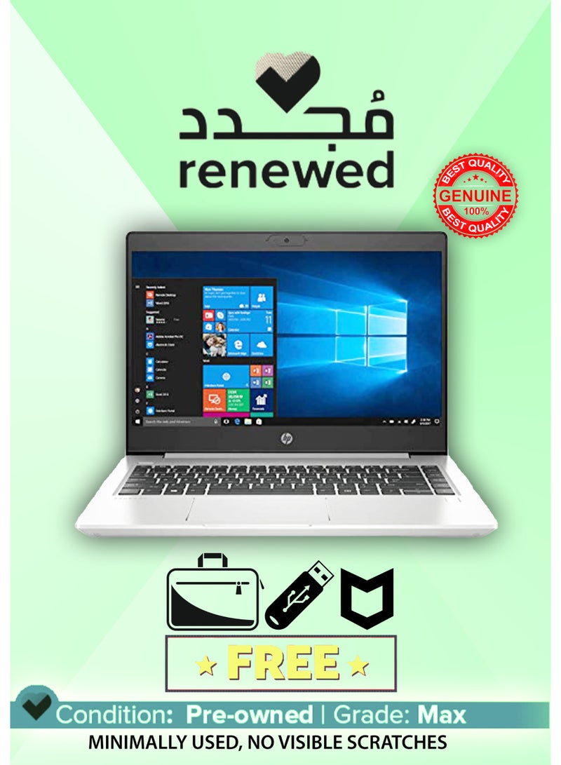 HP Renewed -Probook 640 G7 Laptop With Full HD 14-Inch Display/Core i5-10210U/8GbRAM/256Gb SSD/Intel UHD graphics/Windows 10/ English-Arabic Silver English/Arabic silver - Image 1