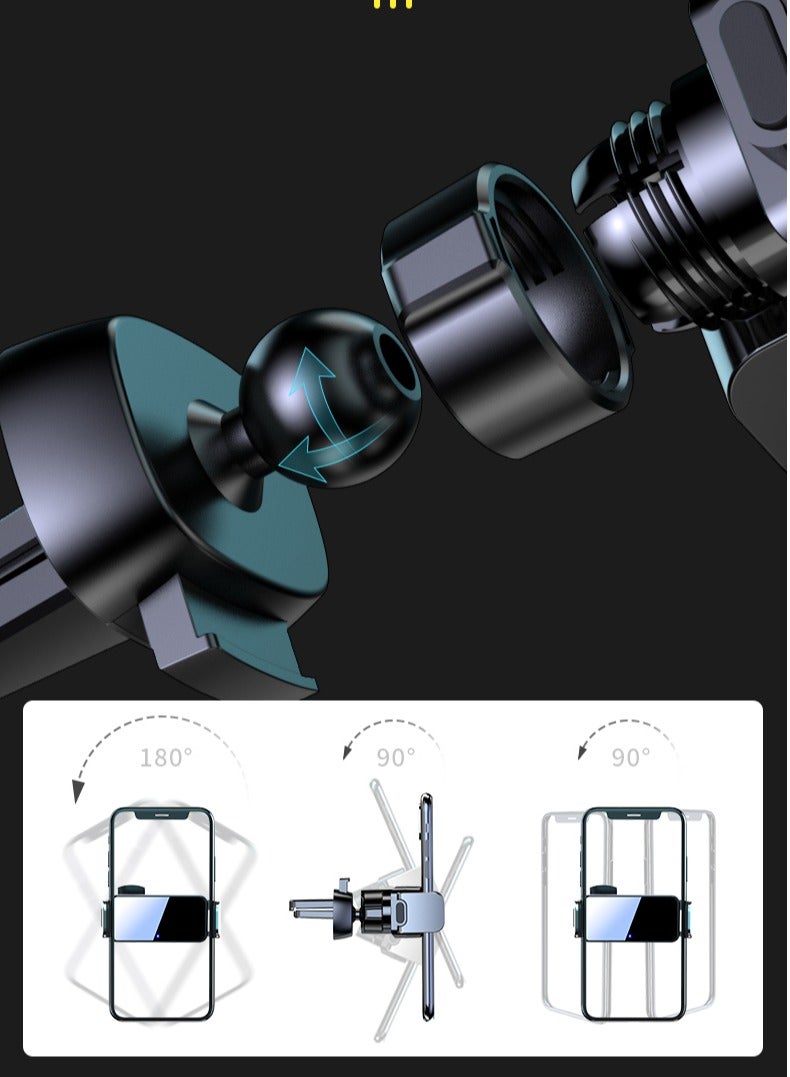 Universal Phone Holder for Car Powerful Suction Hands-Free Cell Phone Mount Car Phone Holder for Car Dashboard Windshield Air Vent Compatible for All Smartphones - Image 4