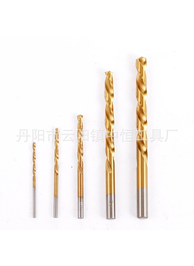 Generic 10pc left-hand twist drill screw extractor iron box suit 4241 high speed steel 5pc British left-hand drill bit 5pc long metric left drill (3.2 4.8 6.4 8.0 8.7) opp bag 