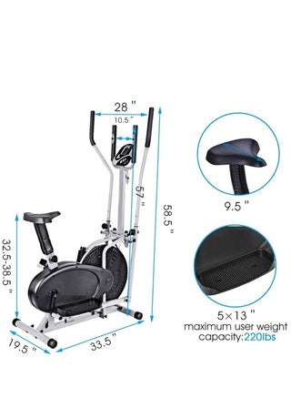 Pro Hanson Orbitrack Exercise Bike for Fitness Losing Weight,