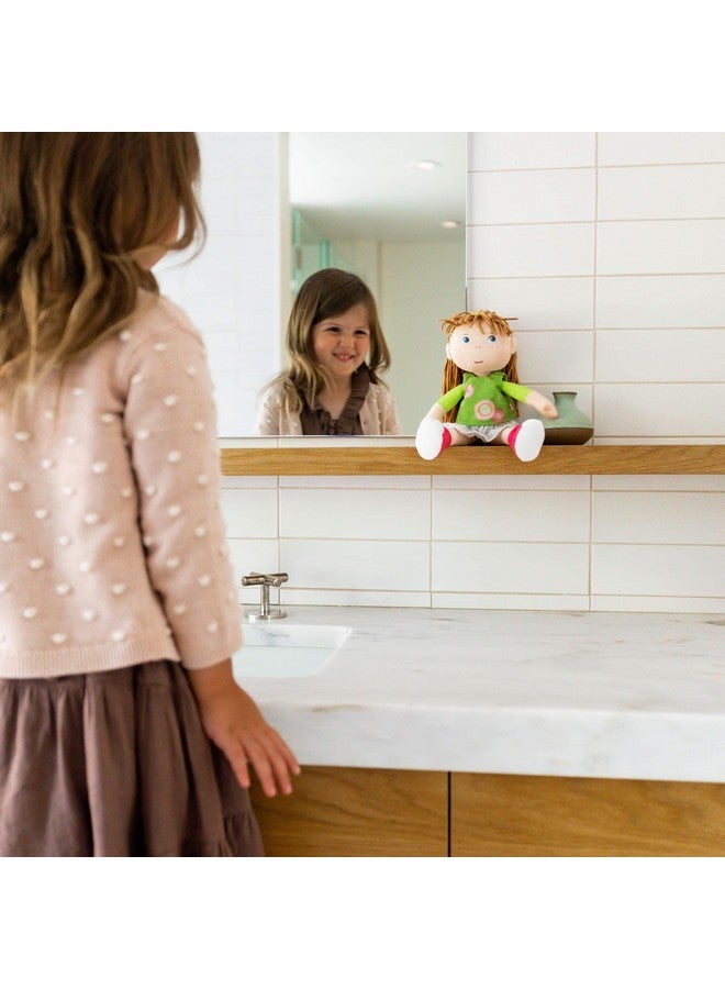 HABA Hedda - 12" Soft Doll with Brown Hair, Blue Eyes and Embroidered Face for Ages 18 Months and Up - Image 4