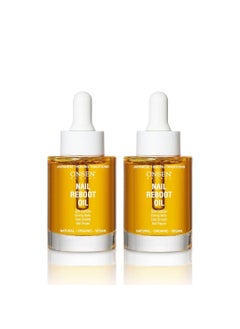 Onsen Secret Organic Cuticle Oil for Nails  USA Made  Japanese Treatment for Damaged Nails  Natural Nail Oil Cuticle Repair  Visible Results For Perfect Nails  Nail Strengthener and Growth Reboot Oil 2x30ml 