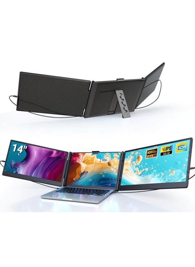 Ygretyrjh Ygretyrjh Triple Portable Monitor 14 inch Z98847AD26BA0408BE06CZ