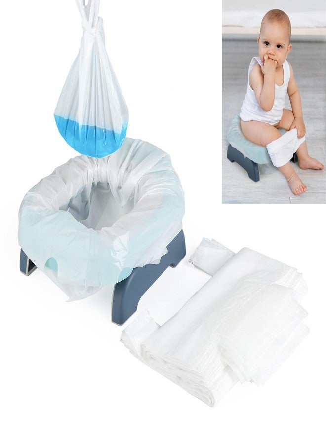 Roamall 36 Packs Potty Bags for Portable Toilet Disposable Travel Potty Liners fit for OXO Tot 2-in-1 Go Potty Universal Portable Potty Chair Liners Leakproof Refill Potty Bags with Absorbent Pads - Image 1
