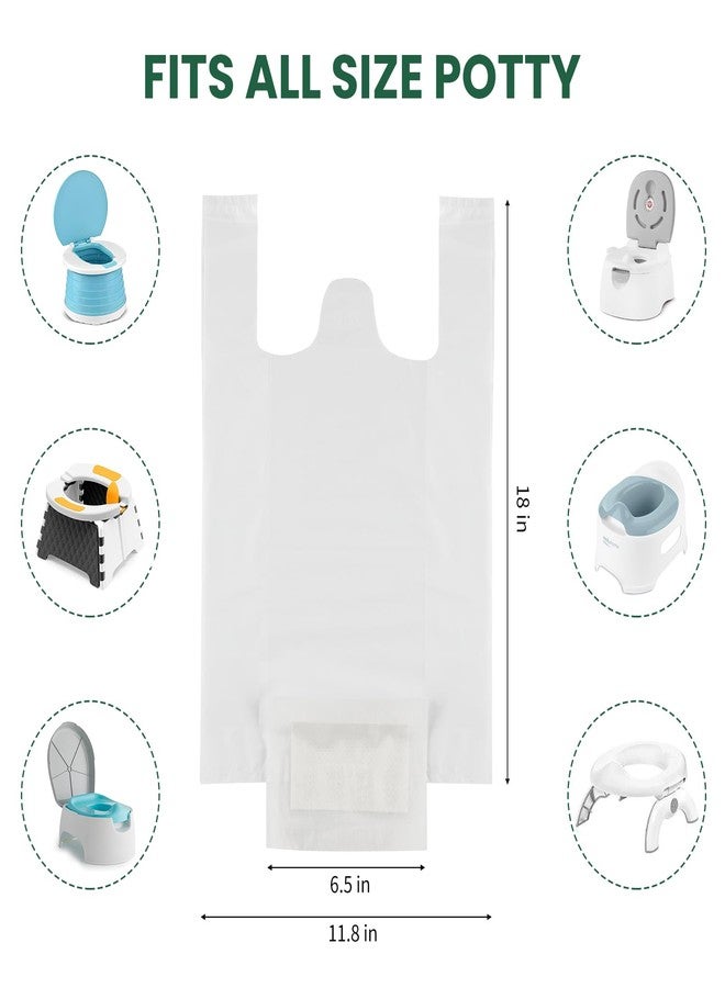 Roamall 36 Packs Potty Bags for Portable Toilet Disposable Travel Potty Liners fit for OXO Tot 2-in-1 Go Potty Universal Portable Potty Chair Liners Leakproof Refill Potty Bags with Absorbent Pads - Image 5