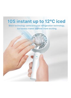 Y&D Personal Handheld Fan Instant Cooling Rechargeable 10 seconds cooling up to 12℃ 3 Speed Adjustable Portable Face Fan for Kids Girls Woman Man Home Office Outdoor Travel  - Image 2