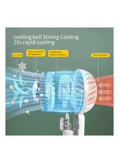 Y&D Personal Handheld Fan Instant Cooling Rechargeable 10 seconds cooling up to 12℃ 3 Speed Adjustable Portable Face Fan for Kids Girls Woman Man Home Office Outdoor Travel  - Image 5