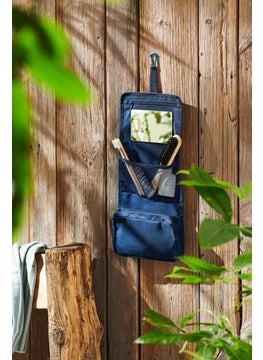 Tchibo Toiletry Bag 18 H x 23 L x 3 W cm, Navy Blue  - Image 1
