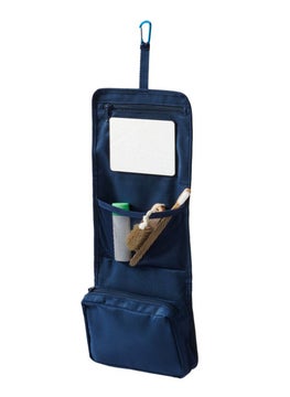 Tchibo Toiletry Bag 18 H x 23 L x 3 W cm, Navy Blue  - Image 4