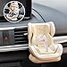 WASTROYAL Labubu Compatible Car Safety Seat Model OB11 Doll Display Stand for Vehicle or Desktop Decoration Collectible Toy Accessories Yellow - Image 2