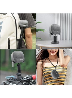KASTWAVE Mini Storage Bag for Insta360 GO 3 Action Camera, Original Quick Release Base No Need to Remove, Hard Carrying Case for Insta360 GO3 with Tripod,  - Image 4