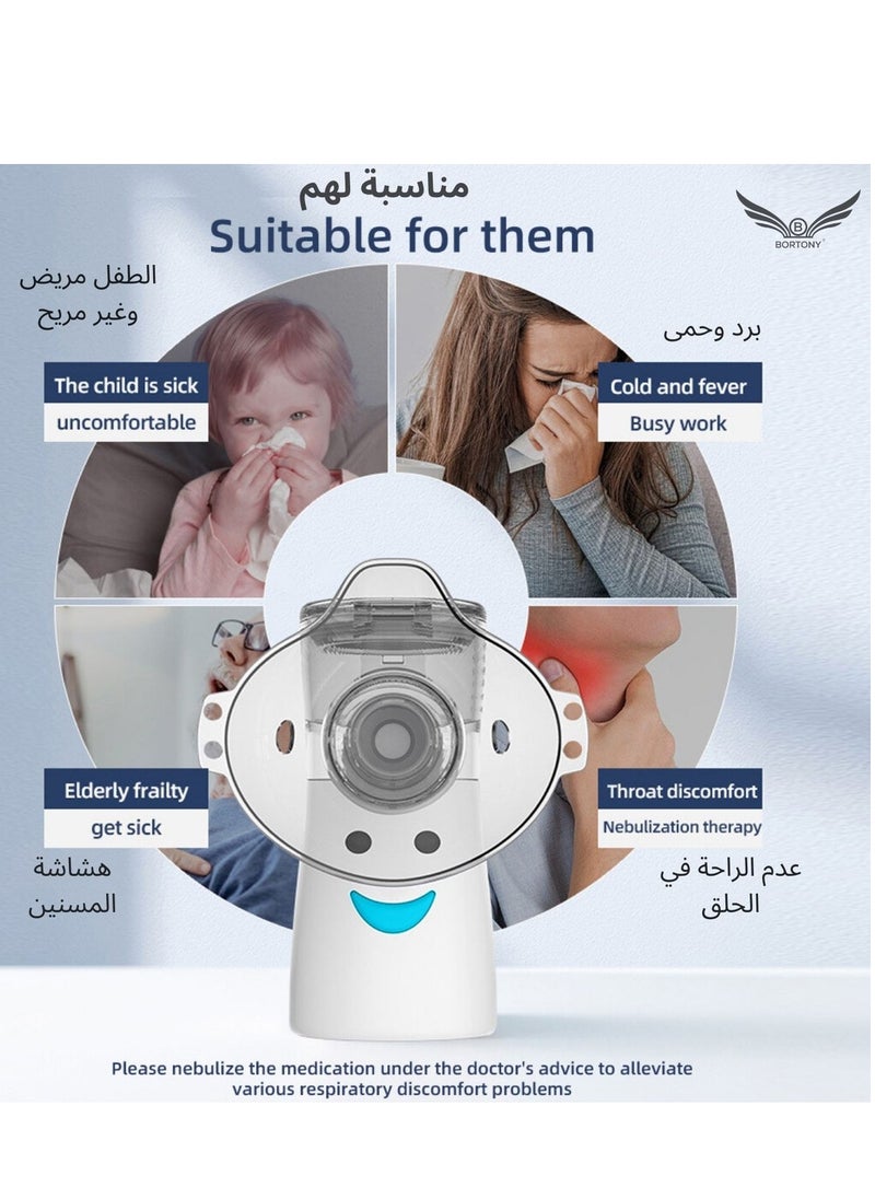 Nebulizer Portable Mini Nebulizer Handheld Atomizer USB-C Rechargeable Vaporizers Machine for Adults Children Outdoor Travel Nebulizer Personal Steam Mesh Inhaler - pzsku/Z9884BF17BF8D8904E1DEZ/45/_/1709620953/63e73d96-a031-490e-b713-e8b471364fbe