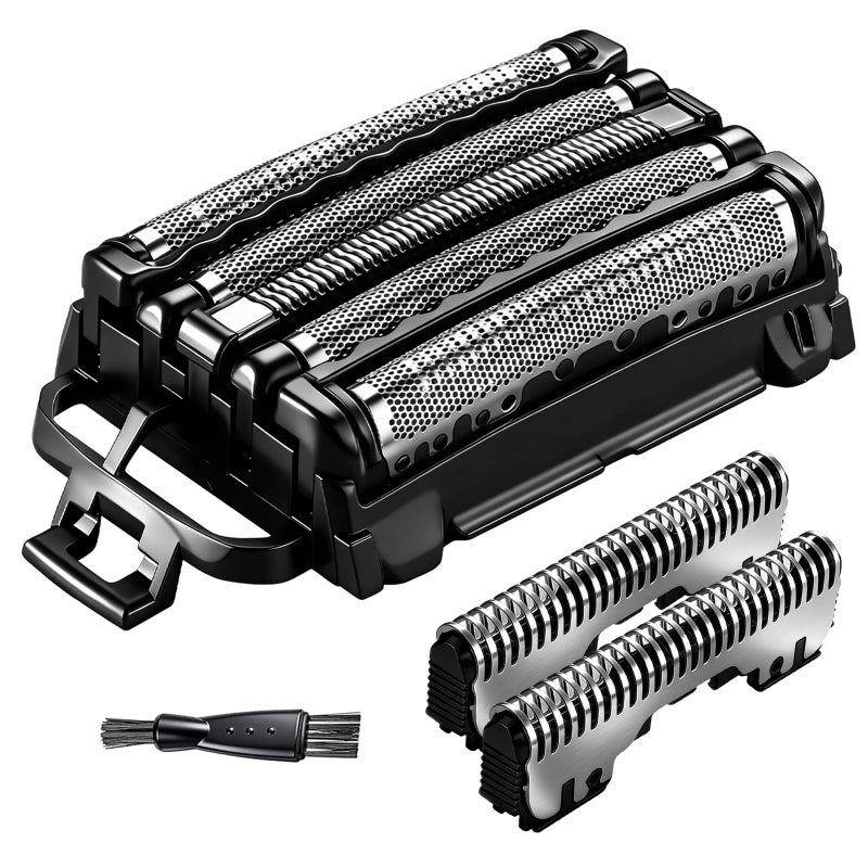 TGSBHIO 1Pack Replacement Blades and Foil Compatible with Panasonic ARC5 5-Blade Shavers, Compatible with WES9032P ES9032 ES9034 ES9036 ES9038, Fits Models ES-LV61, ES-LV65, ES-LV67, ES-LV95 1Cleaning Brush - Image 1