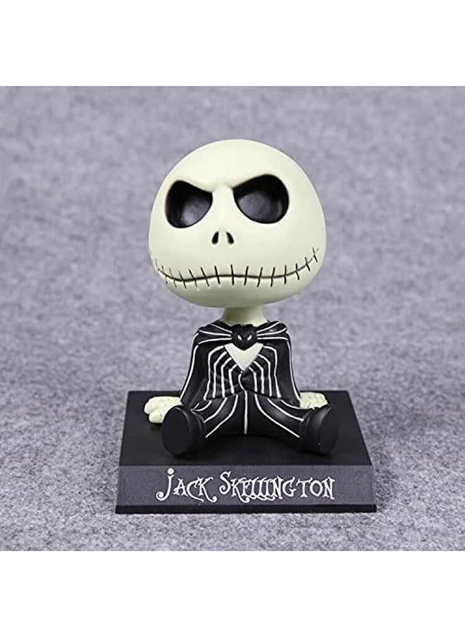 Trunkin - Trunkin Jack Skellington Bobblehead Action Figure Bobble Head Black - Image 1