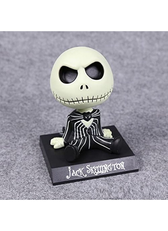 Trunkin - Trunkin Jack Skellington Bobblehead Action Figure Bobble Head Black - Image 1