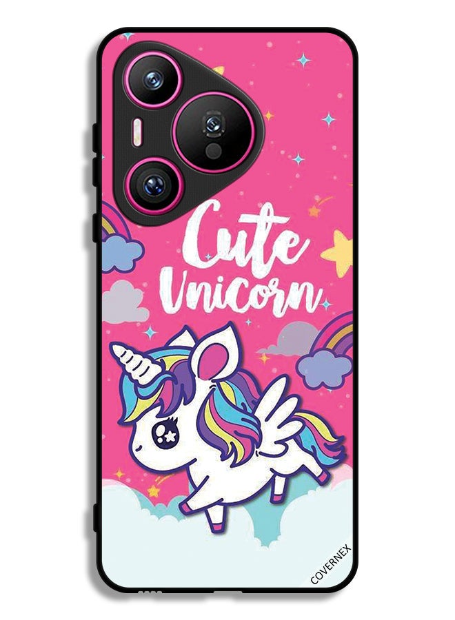 Covernex Huawei Pura 70 Protective Case Cover Cute Unicorn - Image 1