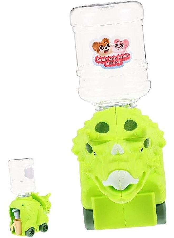 Animal Mini Cute Simulated Water Dispenser Toy with Small Paper Cups Set  - Image 2