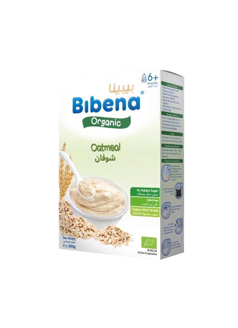 Bibena Organic Oatmeal Cereal 200g - Image 1